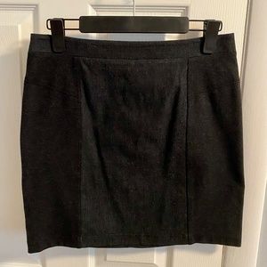 Vince Black/Dark Gray Mini Skirt